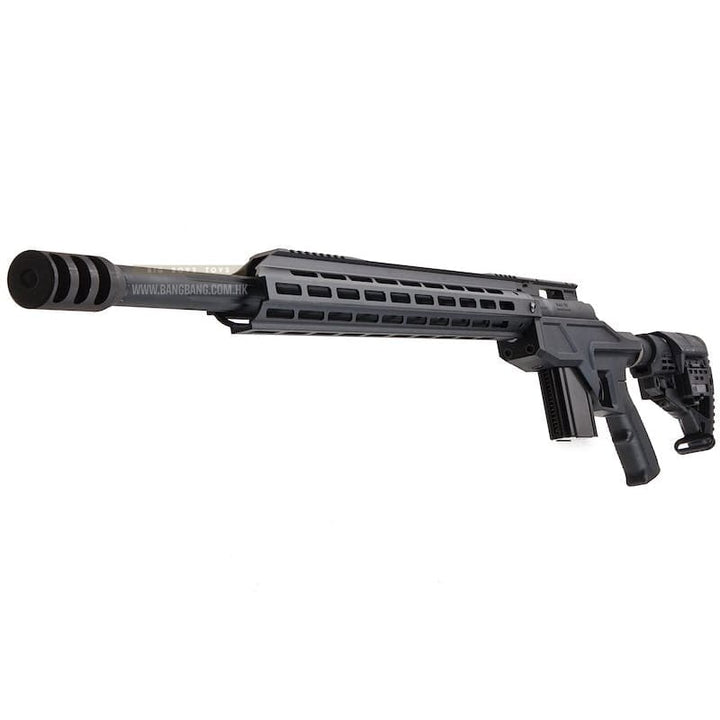 King arms tws m-lok cnc gas sniper rifle - black sniper