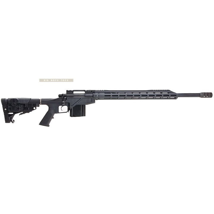 King arms tws m-lok cnc gas sniper rifle - black sniper