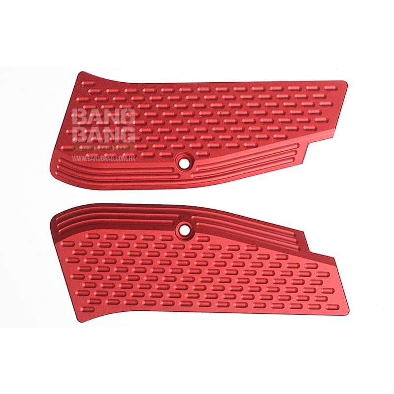 Kj works aluminium hand grip for cz sp-01 shadow - red free