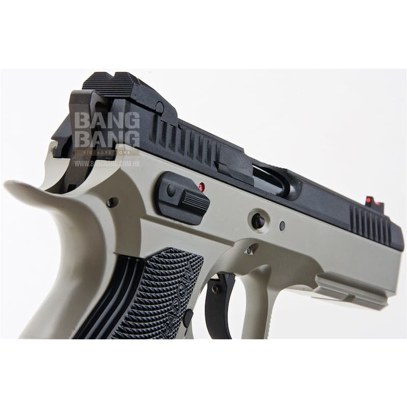 Kj works cz shadow 2 gbb airsoft pistol - urban grey frame