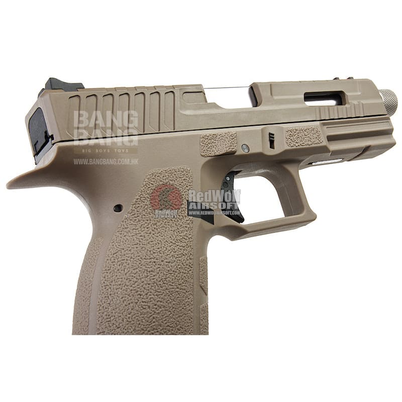 Kj works kp-13f full auto metal slide co2 pistol (w/ thread