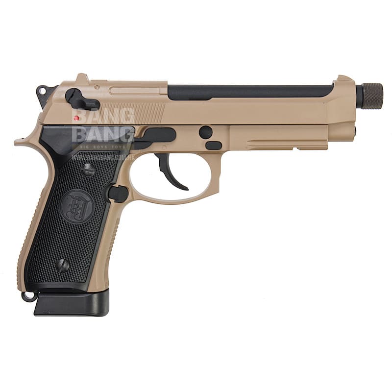 Kj works m9a1 full metal gbb pistol (threaded tip version) -