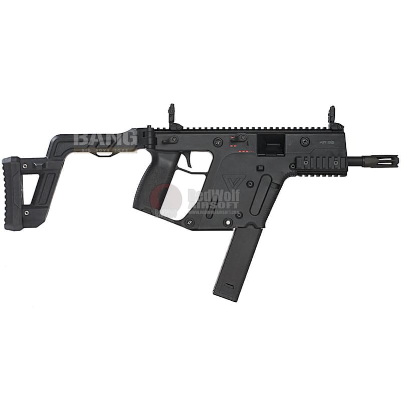 Krytac kriss vector aeg smg rifle - black smg free shipping