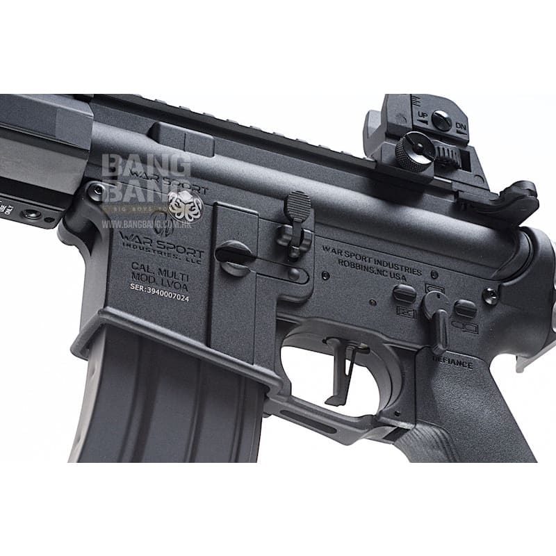 Krytac war sport lvoa-c aeg - black electric airsoft rifles