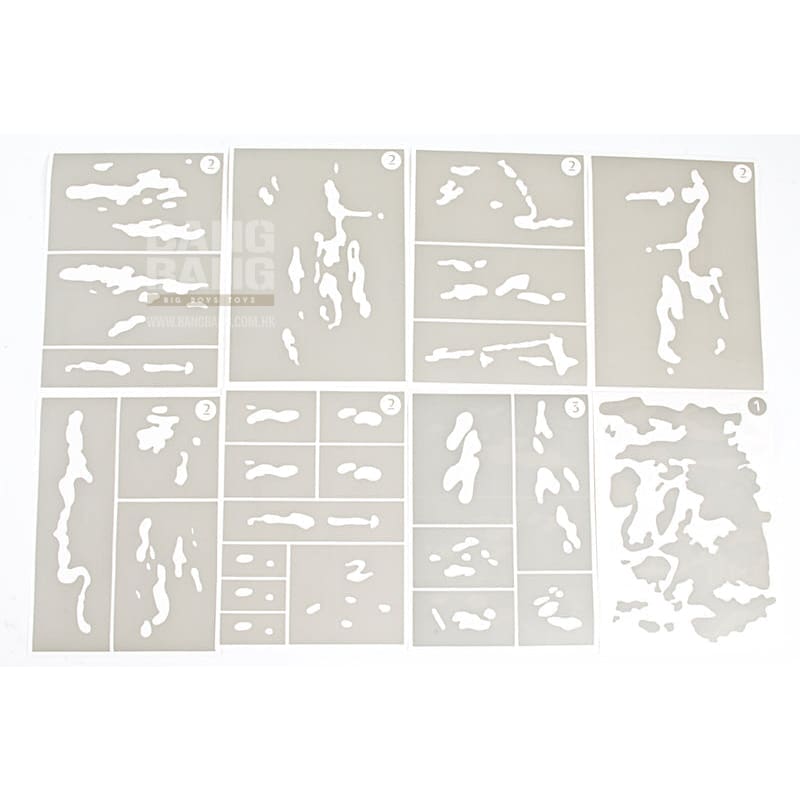 Landscape stencil set ’multicam’ free shipping on sale