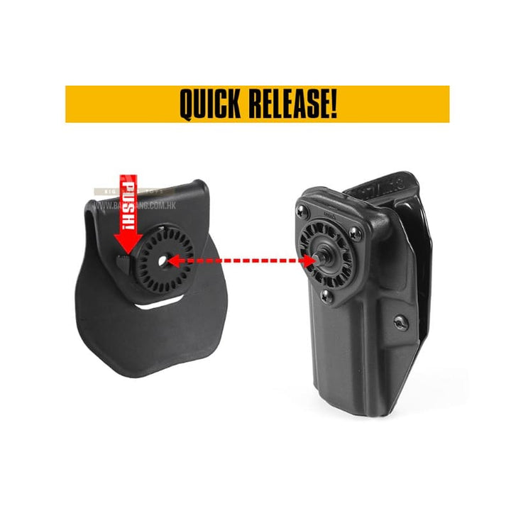 Laylax (battle style) kydex holster for sig air m17 gbb