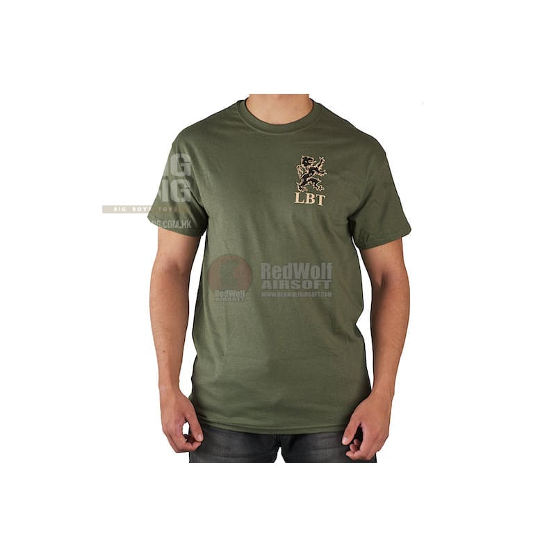 Lbt t-shirt - large size / olive drab free shipping on sale