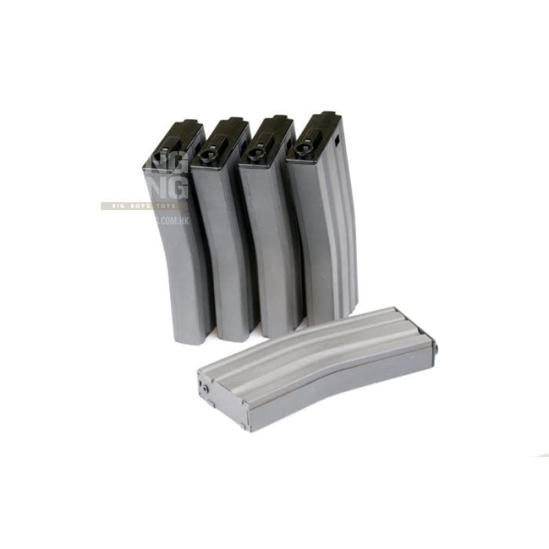 Mag 190rds metal magazine for m4 / m16 (box set of 5) free