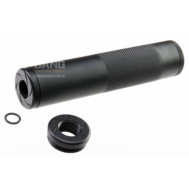 Maple leaf whisper dummy silencer - black 135mm (for 14mm