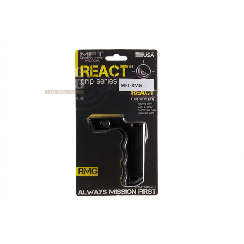 Mft react magwell grip (rmg). Allows less effort to direct