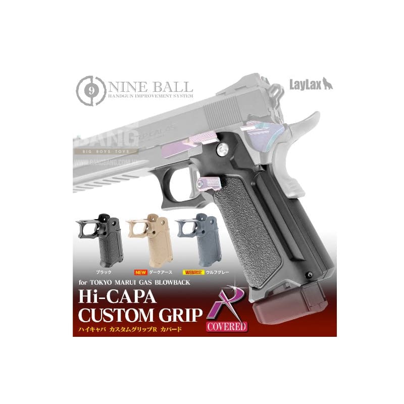 Nine ball tokyo marui hi-capa gbb custom slim grip r - wg