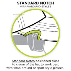 Notch classic fitted black - standard notch - s/m combat