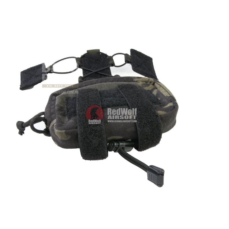 Ops combat helmet counter weight / utility pocket - multicam