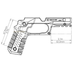 Recover tactical cc3c grip and rail system for the compact