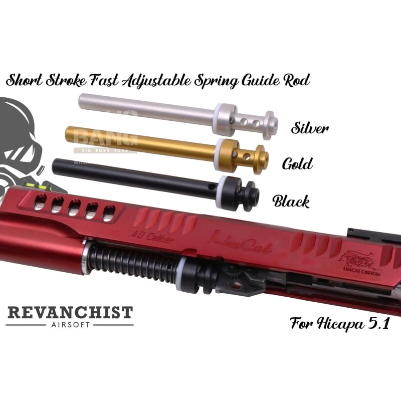 Revanchist airsoft short stroke fast adjustable spring guide