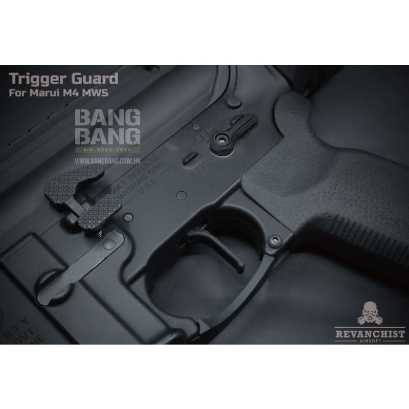 Revanchist airsoft trigger guard for marui m4 mws trigger