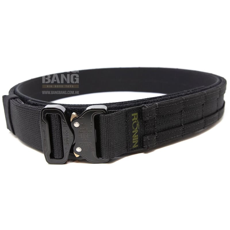 Ronin tactics shuto belt - black (m size waist 34-39 inch)