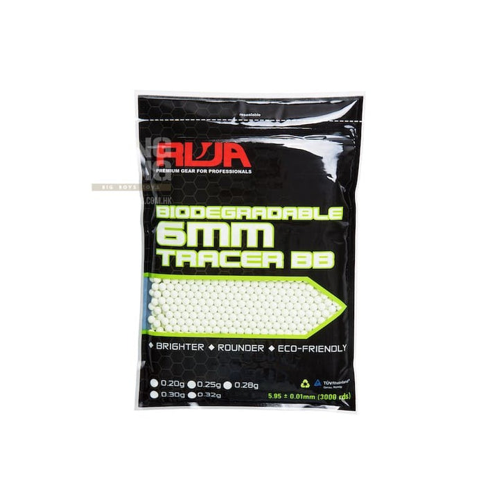 Rwa 6mm airsoft tracer bbs (pla bio tracer 0.25g 3000