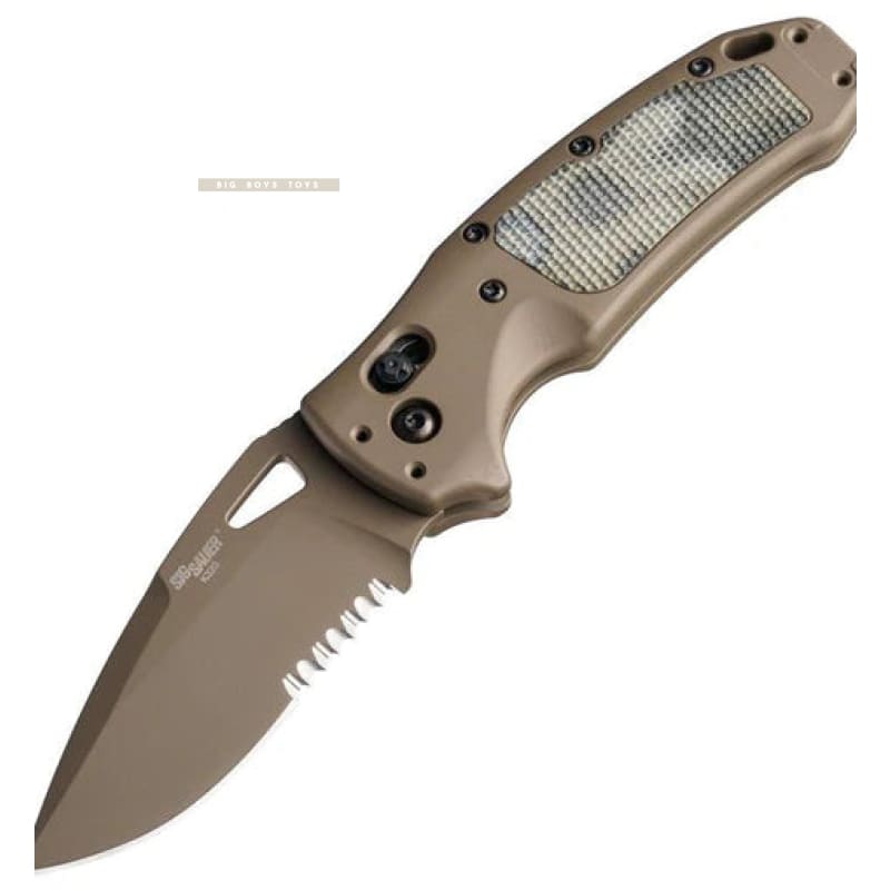 Sig sauer k320 axg 3.5 manual folder drop point blade -fde