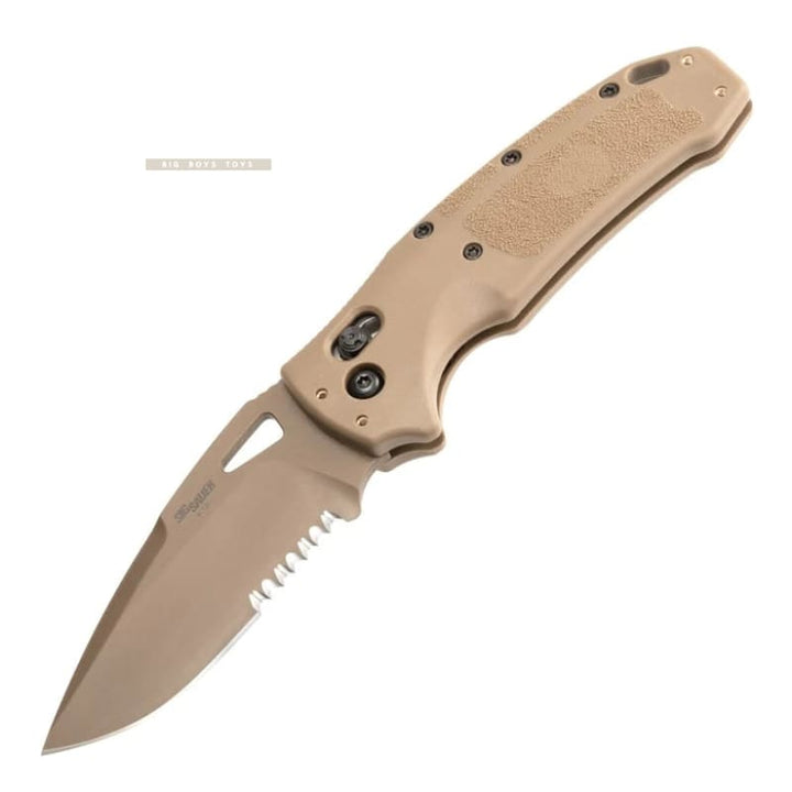 Sig sauer k320 m17/m18 3.5 manual folder drop point blade