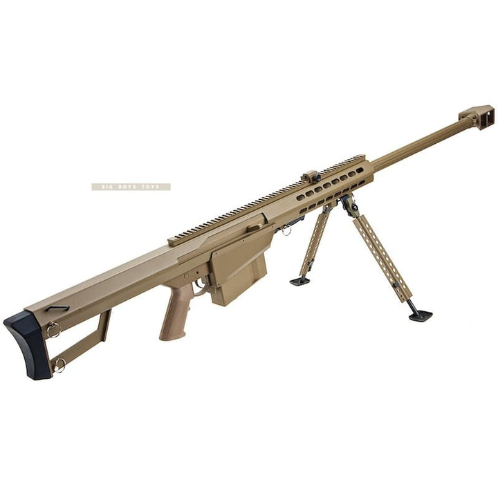 Snow wolf barrett m82a1 spring sniper rifle - tan sniper