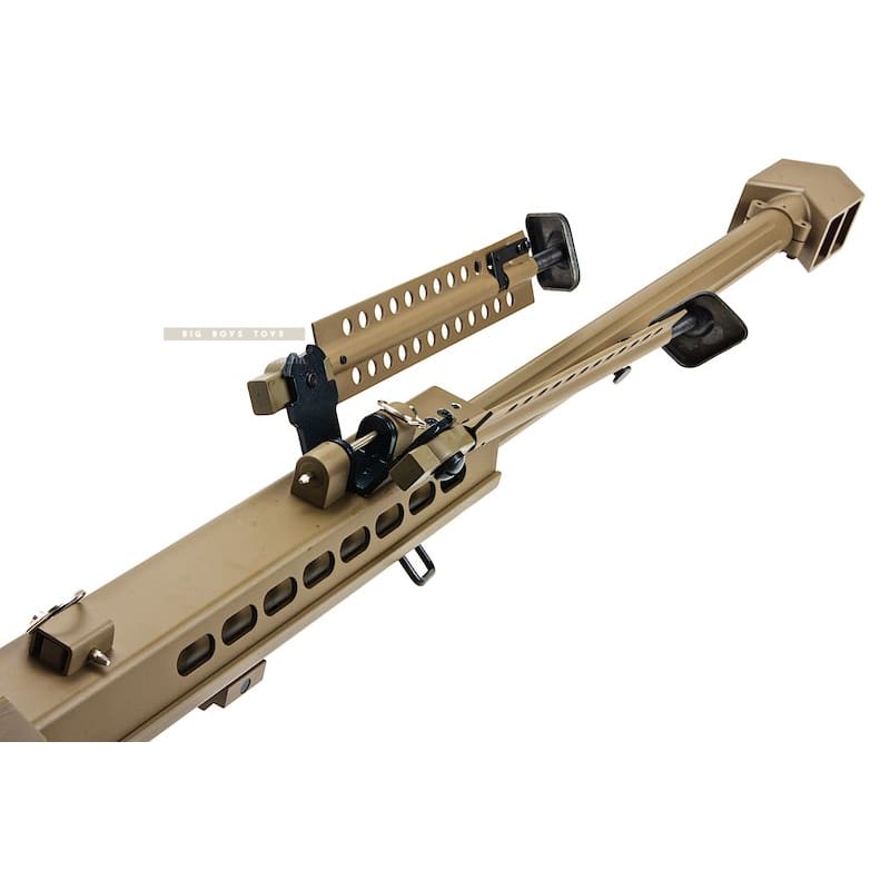 Snow wolf barrett m82a1 spring sniper rifle - tan sniper