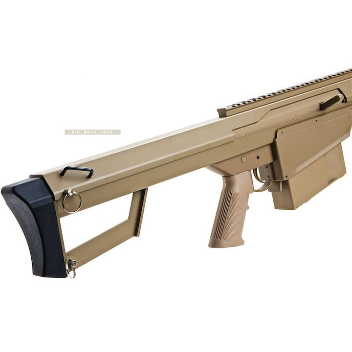 Snow wolf barrett m82a1 spring sniper rifle - tan sniper