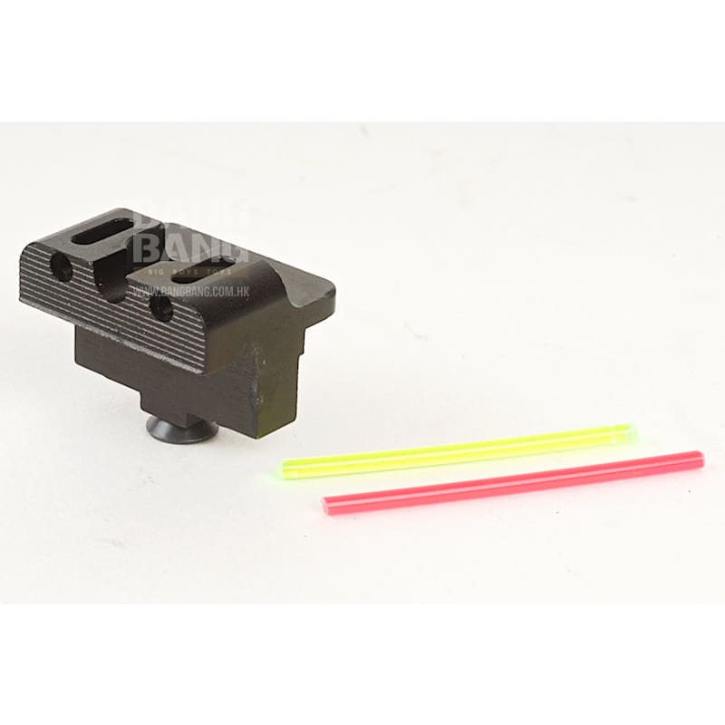 Uac fiber optic rear sight for tokyo marui / we model 17