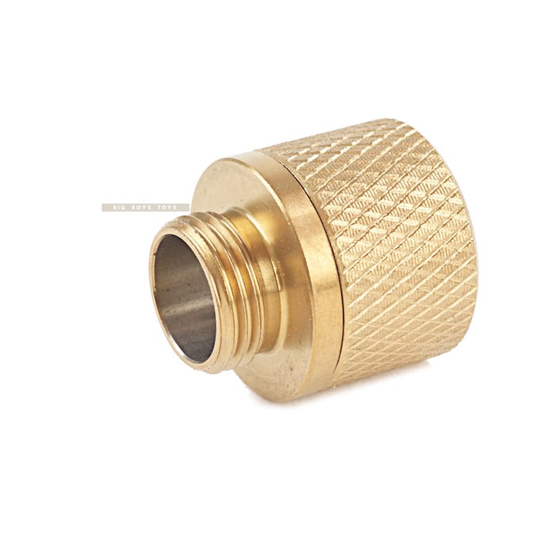 Uac stainless steel adapter (11mm cw to 14mm ccw) - gold