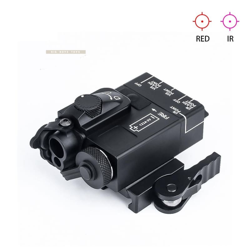 Wadsn dbal-mini integrated red laser / ir pointer aiming