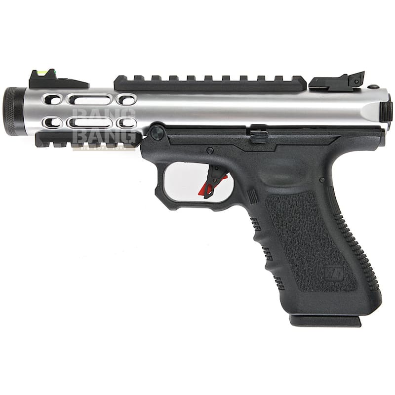 We g series galaxy gbb pistol - silver pistol / handgun free