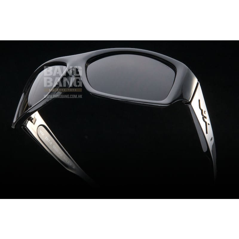 Wiley x slik gloss black with smoke lens free shipping