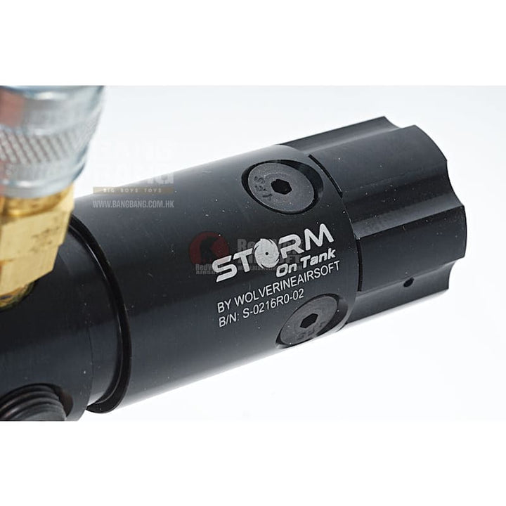 Wolverine airsoft hpa systems storm regulator ontank - black